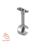 پایه سقفی لوله گرد 25 ، قابل رگلاژ بسته کد 1062 - Image 2