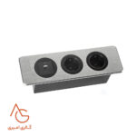 پریز توکار با درپوش مگنیتی شناسه 10080 - Image 2