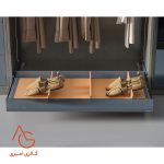 جاکفشی چرمی ریلی داخل کمد ws4160.TBU