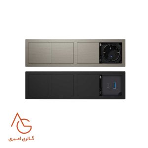 پریز ایتالیایی asa ملونی سری VERSAHIT mono combi سوکت برق و پورت USB