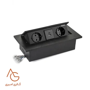 پریز توکار کد 10017 ملونی
