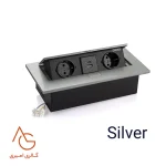 پریز توکار کد 10017 ملونی