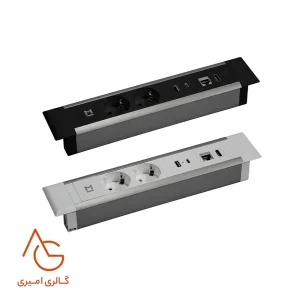 پریز توکار کد 10094 ملونی