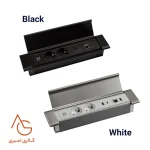 پریز توکار Slim کد 10098 ملونی