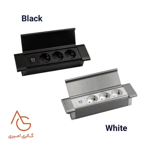 پریز توکار Slim کد 10100 ملونی
