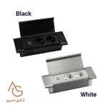 پریز توکار Slim کد 10102 ملونی