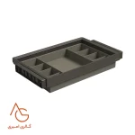 کشو نظم دهنده ریلی داخل کمد لباس رگلاژ آرام بند کد WS4186