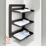 جای البسه و کفش 2 ریل از پهلو کد 8022 |کد 8024