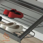 جای کفشی ریلی مفتولی داخل کمد لباس قابل رگلاژ آرام بند کد WS4127 یونی هوپر - Image 2