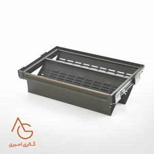 جای کفشی فلزی ریلی صفحه مشبک داخل کمد لباس فرانت شیشه آرام بند کد WS4144G