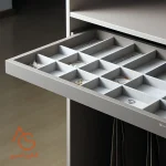 جای کمربند و کروات و زیور آلات ریلی داخل کمد لباس دارای آرام بند کد WS4153