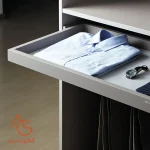 طبقه کشویی ریلی داخل کمد لباس دارای آرام بند کد WS4154