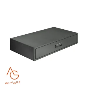 باکس امنیتی LORA به همراه اثر انگشت ملونی رنگ Grey Leather کد 8060