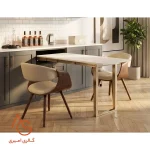 میز ریلی قفل‌دار با پایه جمع‌شونده مدل Fermo ملونی کد 9260