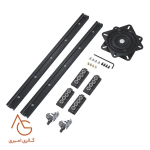 مکانیزم میز ریلی بدون قفل مدل Quarto ملونی کد 9266